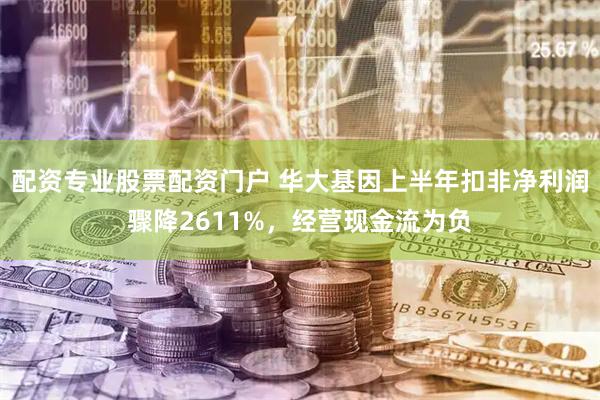 配资专业股票配资门户 华大基因上半年扣非净利润骤降2611%，经营现金流为负